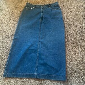 Ralph Lauren Maxi Denim Skirt